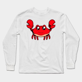 Kawaii crab Long Sleeve T-Shirt